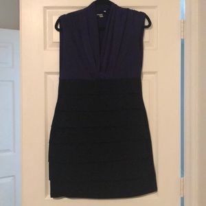 Bandage dress with v-neck cut